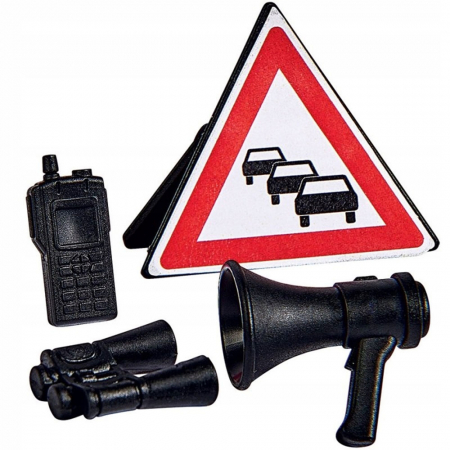 ATV Simba Fireman Sam Police cu figurina Malcolm si accesorii [5]