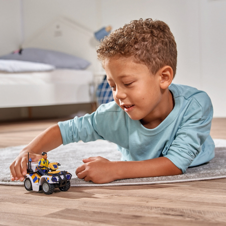 ATV Simba Fireman Sam Police cu figurina Malcolm si accesorii [8]