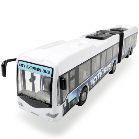 Autobuz Dickie Toys City Express Bus alb [0]