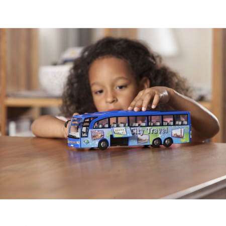 Autobuz Dickie Toys Touring Bus albastru [4]