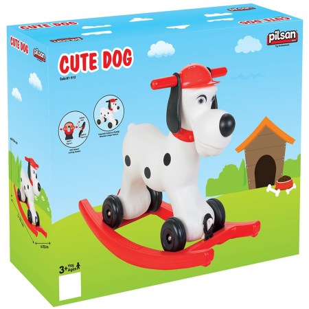 Balansoar pentru copii Pilsan Cute Dog white [1]