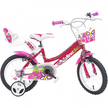Bicicleta copii Dino Bikes 14' Flappy fuchsia [0]