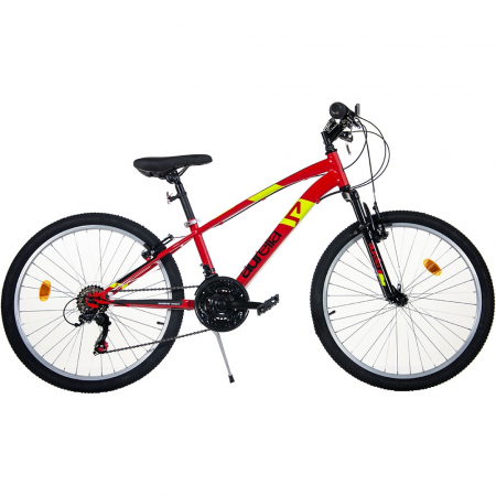 BICICLETE COPII - Bicicleta Dino Bikes 24'' MTB barbati Ring rosu