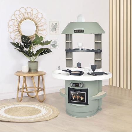 Bucatarie Smoby Nova verde cu accesorii [3]