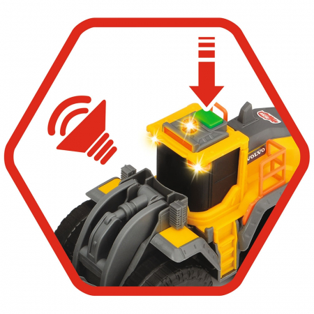 Buldozer Dickie Toys Volvo Wheel Loader [3]