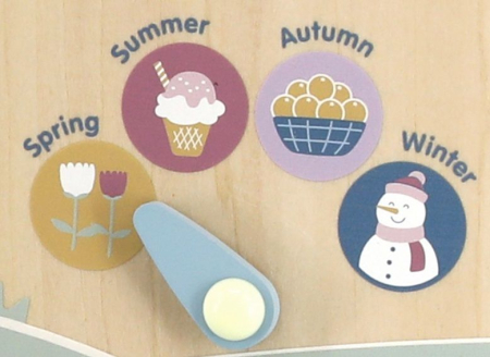 Calendar educativ din lemn in limba engleza, PolarB [2]