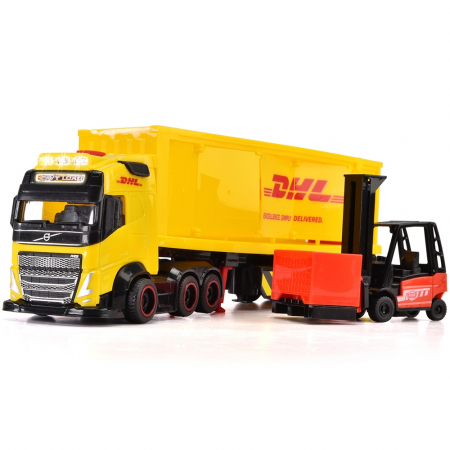 Camion Dickie Toys DHL Heavy Truck 35 cm cu lumini si sunete [6]