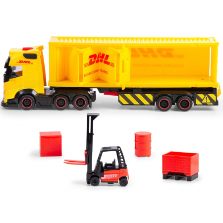 Camion Dickie Toys DHL Heavy Truck 35 cm cu lumini si sunete [2]
