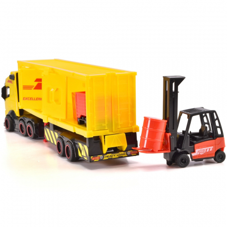 Camion Dickie Toys DHL Heavy Truck 35 cm cu lumini si sunete [4]