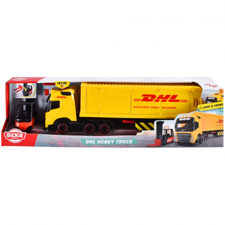Camion Dickie Toys DHL Heavy Truck 35 cm cu lumini si sunete [14]