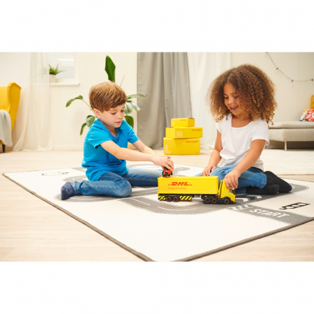 Camion Dickie Toys DHL Heavy Truck 35 cm cu lumini si sunete [9]