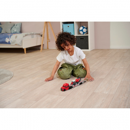 Camion Dickie Toys Massey Ferguson Micro Farm Truck 32 cm cu tractor si presa de balotat [7]