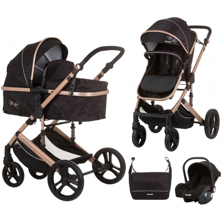 Carucior Chipolino Amore 3 in 1 obsidian gold [0]