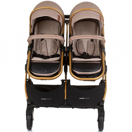 Carucior gemeni Chipolino Duo Smart 2 in 1 golden beige [7]