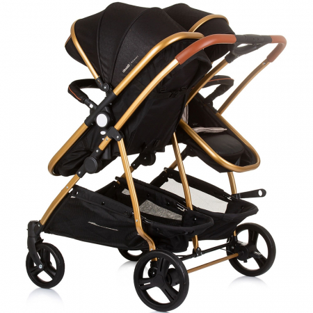 Carucior gemeni Chipolino Duo Smart 2 in 1 obsidian gold [2]