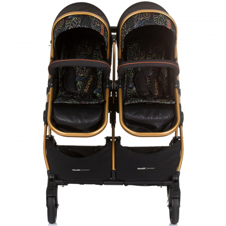 Carucior gemeni Chipolino Duo Smart 2 in 1 obsidian leaves [7]