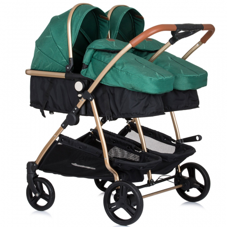 Carucior gemeni Chipolino Duo Smart 3 in 1 avocado [1]