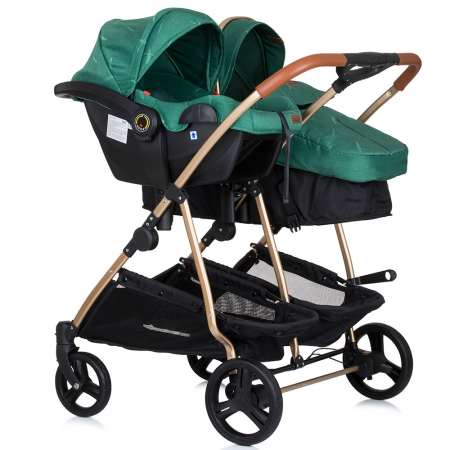 Carucior gemeni Chipolino Duo Smart 3 in 1 avocado [20]