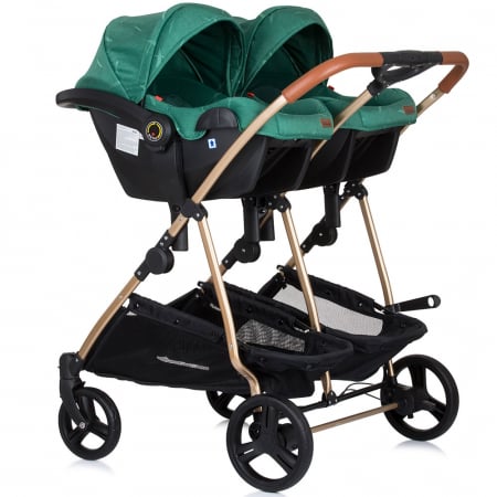 Carucior gemeni Chipolino Duo Smart 3 in 1 avocado [3]