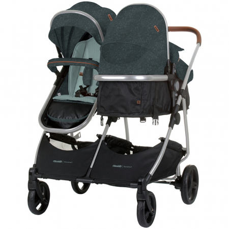 CĂRUCIOARE 3 IN 1 - Carucior gemeni Chipolino Duo Smart 3 in 1 basil