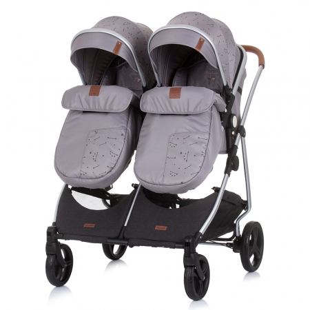 Carucior gemeni Chipolino Duo Smart 3 in 1 graphite [7]