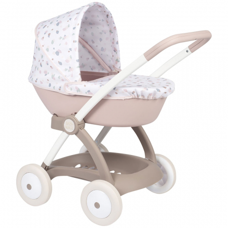 Carucior nou nascut pentru papusi Smoby Baby Nurse Landau crem [0]