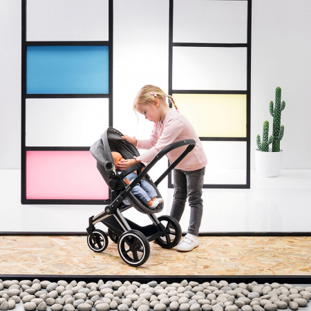 Carucior pentru papusi Smoby Cybex Corolle gri [18]