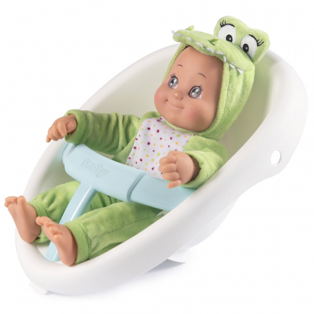 Carucior pentru papusi Smoby Minikiss Croc 3 in 1 albastru [4]