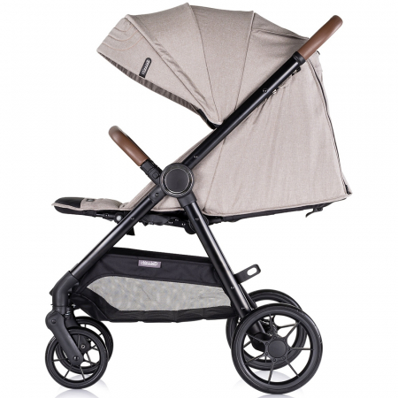 Carucior sport Chipolino Ultera cu husa picioare tiramisu [3]