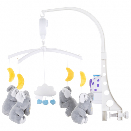 Carusel muzical pentru patut Chipolino Little Elephants [0]