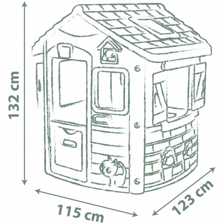 Casuta pentru copii Smoby Life Jura Lodge [1]