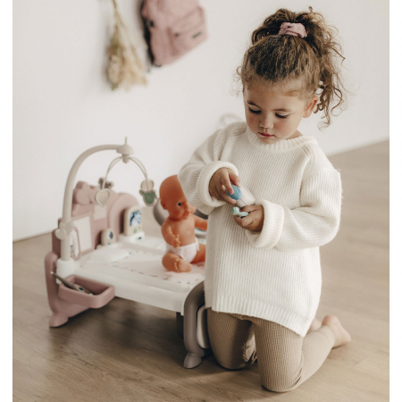 Centru de ingrijire pentru papusi Smoby Baby Nurse Cocoon Nursery maro cu papusa si accesorii [9]