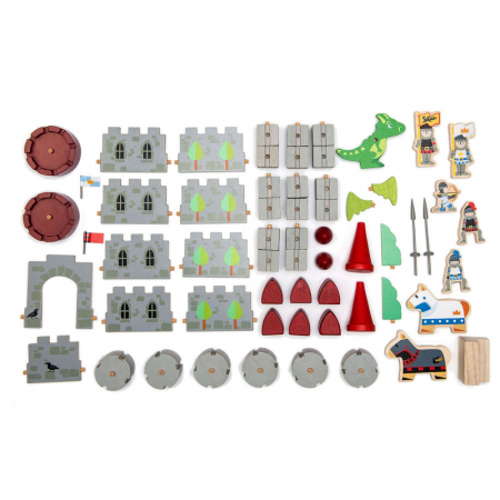 Set de construit castelul dragonului 59 piese - Dragon Castle [1]