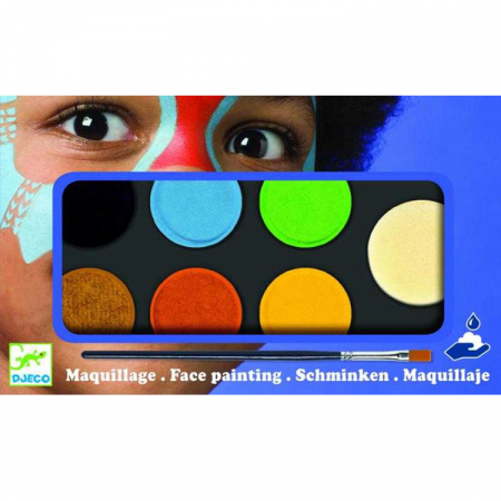 JUCĂRII CREATIVE - Culori make-up non alergice Djeco, natur