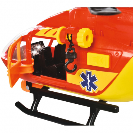 Elicopter de salvare Dickie Toys Airbus H145 1:36 36 cm cu lumini si sunete [5]
