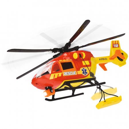 Elicopter de salvare Dickie Toys Airbus H145 1:36 36 cm cu lumini si sunete [4]
