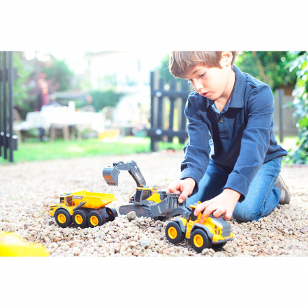 Excavator Dickie Toys Volvo Tracked Excavator 23 cm cu lumini si sunete [6]