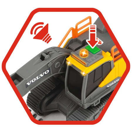 Excavator Dickie Toys Volvo Tracked Excavator [2]