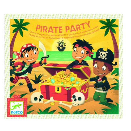 Joc de petrecere Djeco Pirate Party - Gaseste comoara [0]