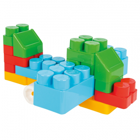 Jucarie Pilsan Cuburi de construit in cutie Jumbo Blocks 60 piese [1]