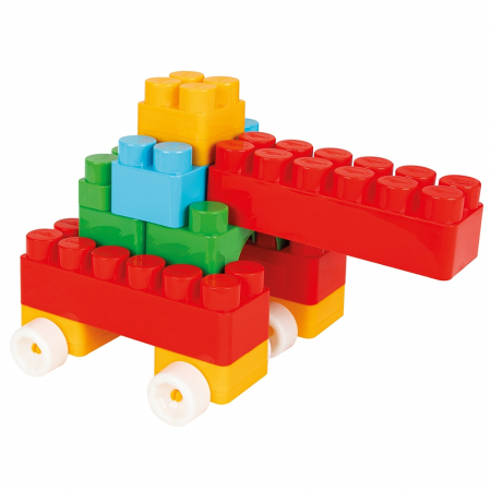 Jucarie Pilsan Cuburi de construit in cutie Jumbo Blocks 60 piese [2]