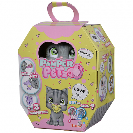 Jucarie Simba Pisica Pamper Petz Cat cu accesorii [4]