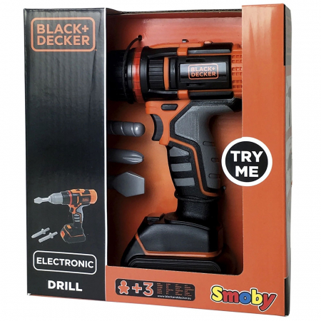 Jucarie Smoby Bormasina electronica Black & Decker cu accesorii [3]