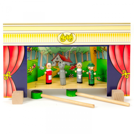 Teatru de papusi mini magnetic cu 4 povesti [1]