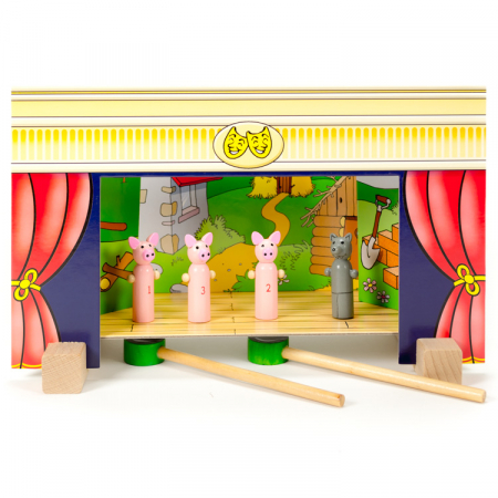 Teatru de papusi mini magnetic cu 4 povesti [2]