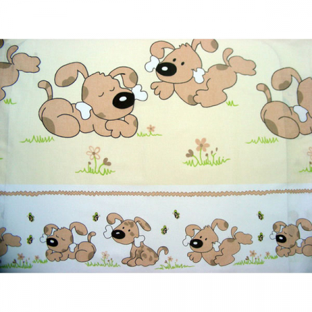 Lenjerie patut Hubners Catelus 4 piese maro [1]