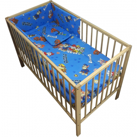 LENJERIE PATUT - Lenjerie patut Hubners Catelusii salvatori 4 piese albastru