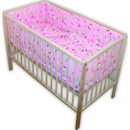 CAMERA COPILULUI - Lenjerie patut Hubners Kitty 5 piese roz