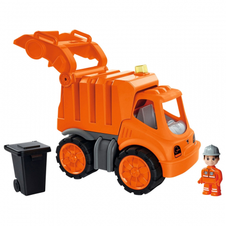 Masina de gunoi Big Power Worker Garbage Truck cu figurina [0]