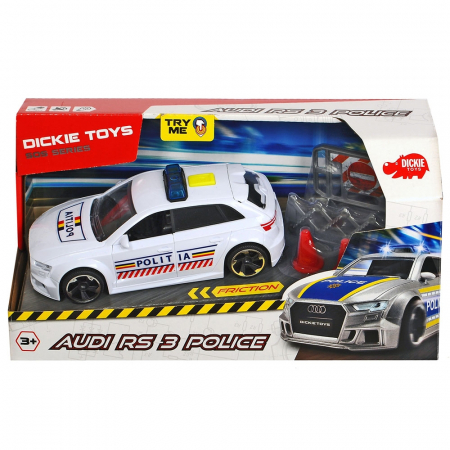 Masina de politie Dickie Toys Audi RS3 cu accesorii [1]